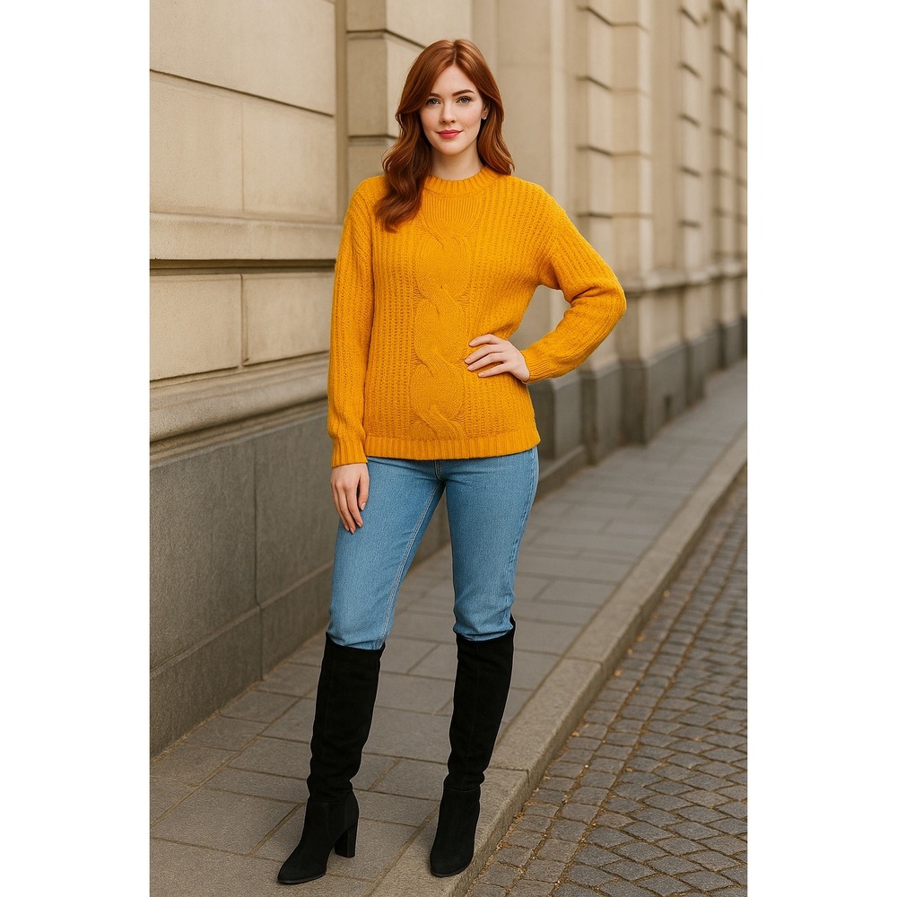 ⭐️VERO MODA Womens Crew Neck Long Sleeve Pullover Sweater size XS